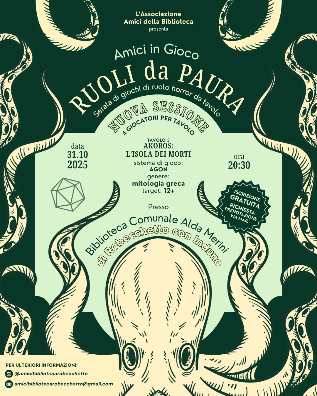 Locandina Tavolo 5 Akoros l'isola dei morti